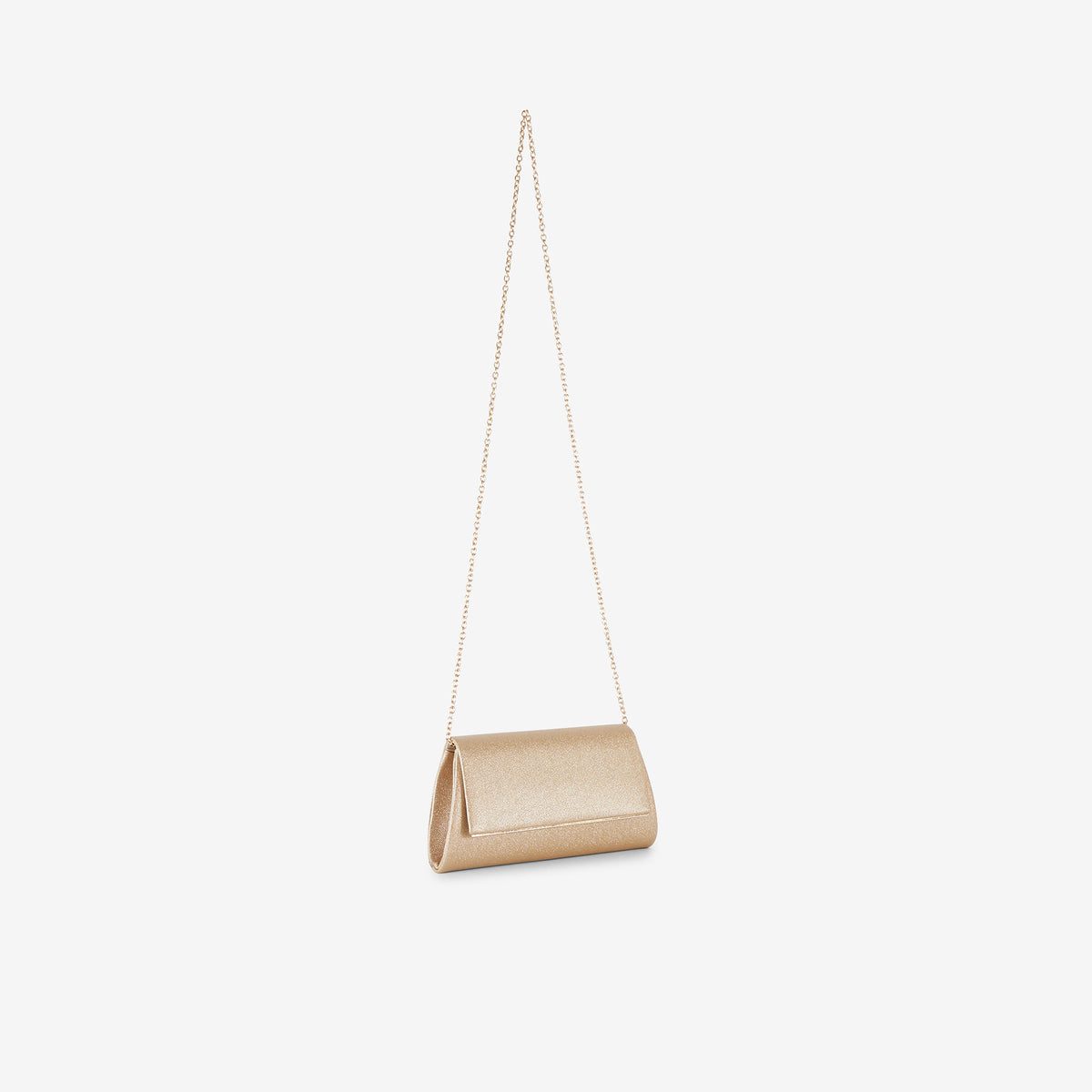 Pochette brillante dorée
